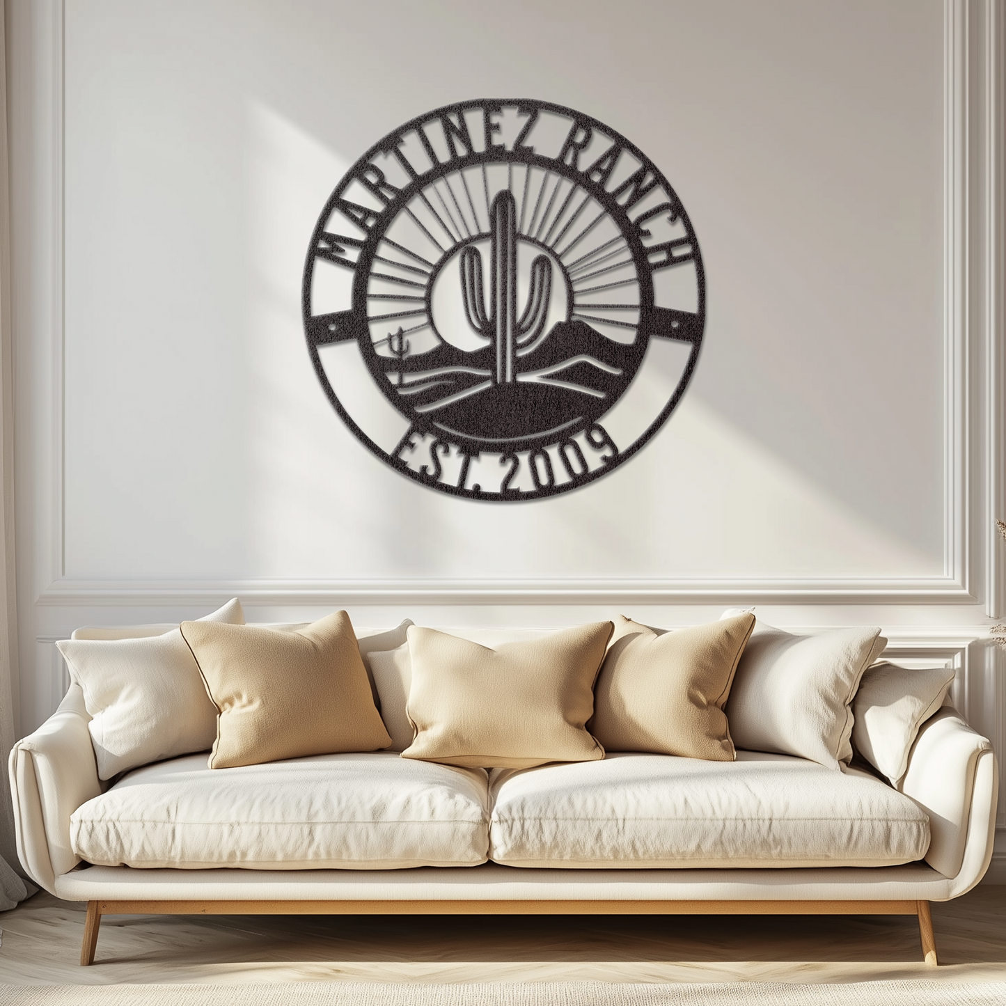 Desert Sunrise Family Sign