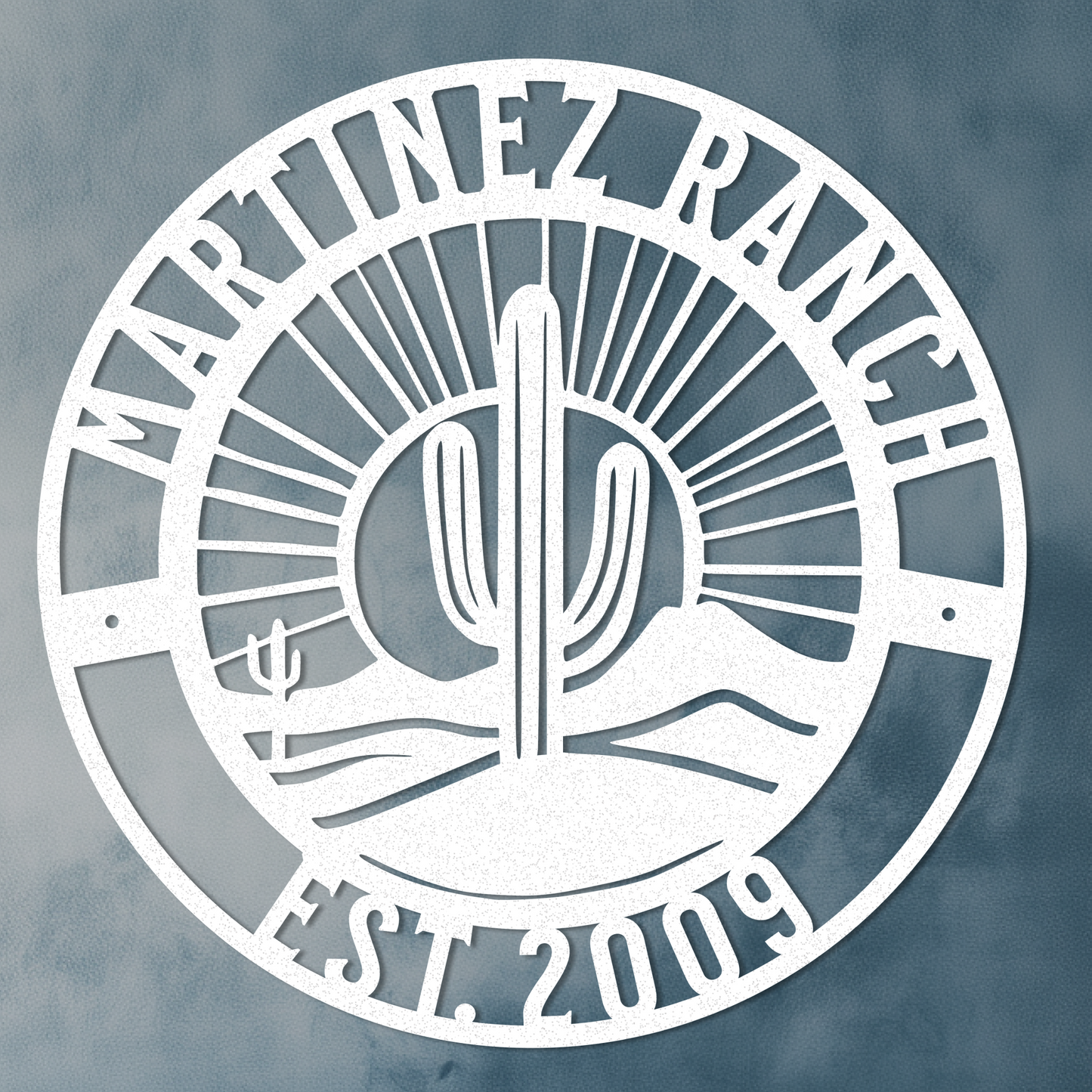 Desert Sunrise Family Sign