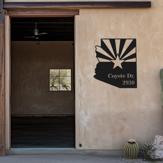 Arizona Custom Address Sign