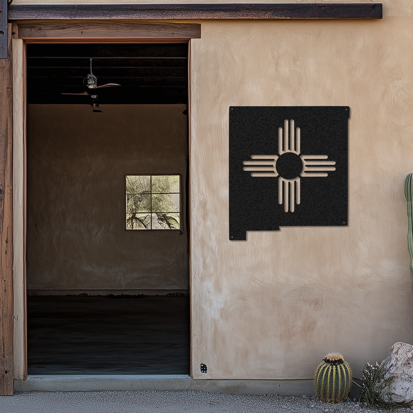 New Mexico State Flag Sign
