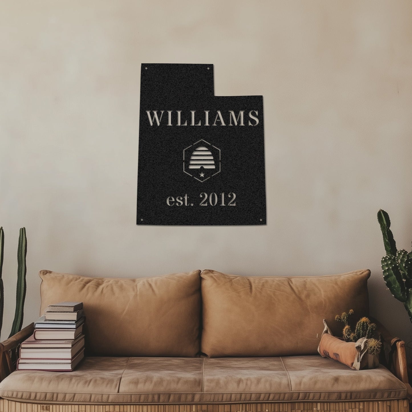 Utah Custom Name Sign