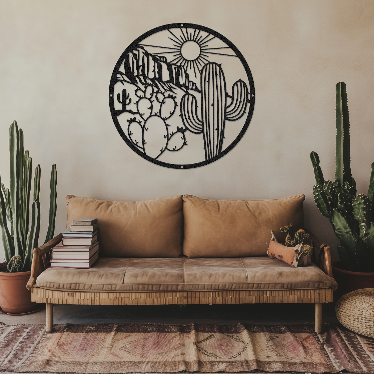 Desert Cliffs Metal Sign