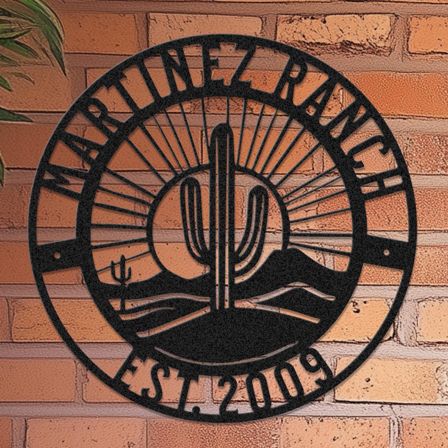 Desert Sunrise Family Sign