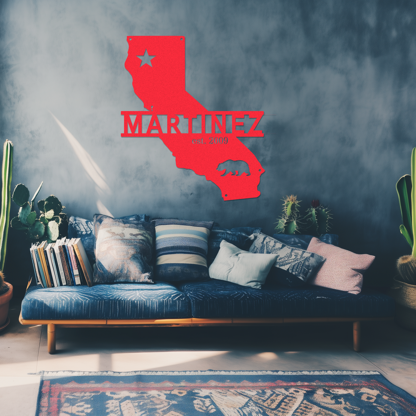 California Custom Name Sign