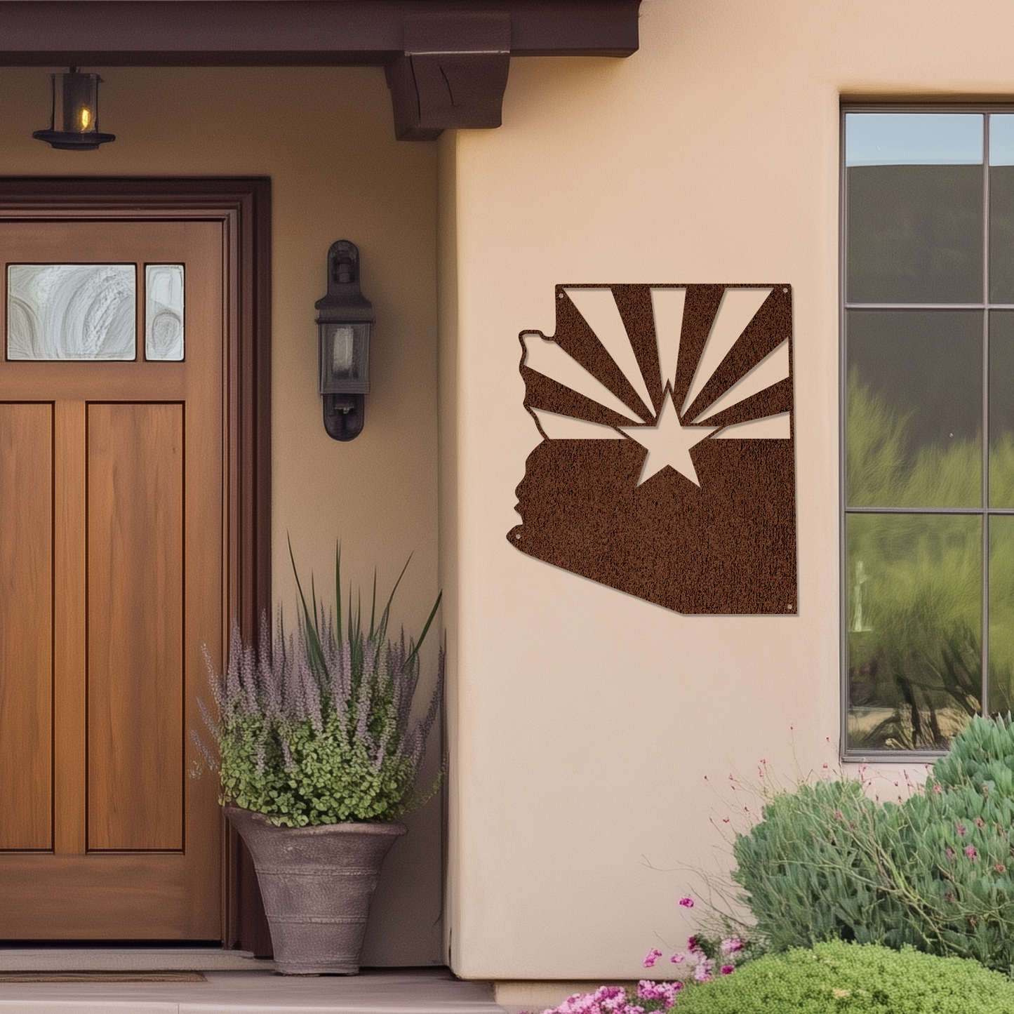 Arizona State Flag Metal Sign
