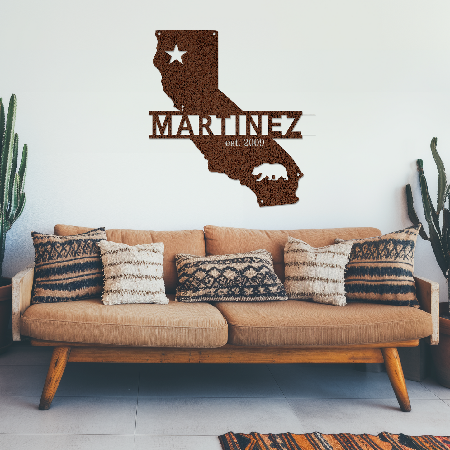 California Custom Name Sign