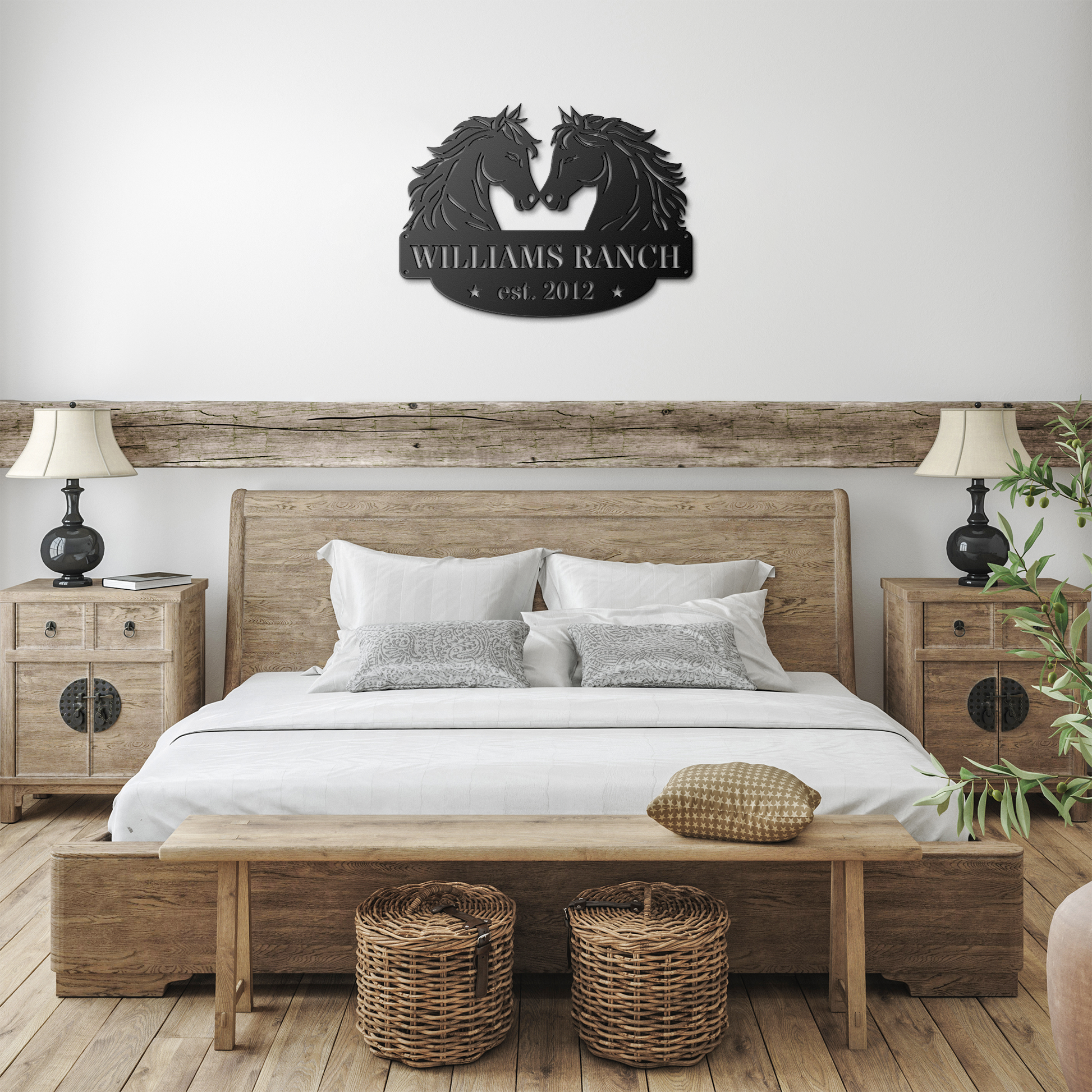 Two_Horses_Family_Sign_Black_Farmhouse_Bedroom_Mockup.png